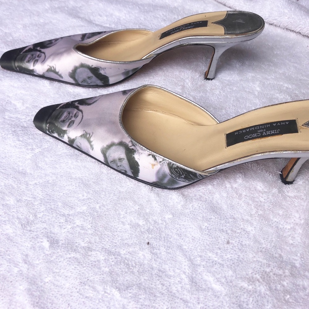 Jimmy Choo for Anya Hindmarch Size 7 Kitten Heel - Picture 5 of 6